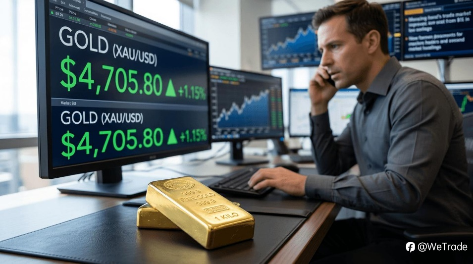 WeTrade 2026百万美金交易大赛|美联储按兵不动 榜首重仓黄金再守第一